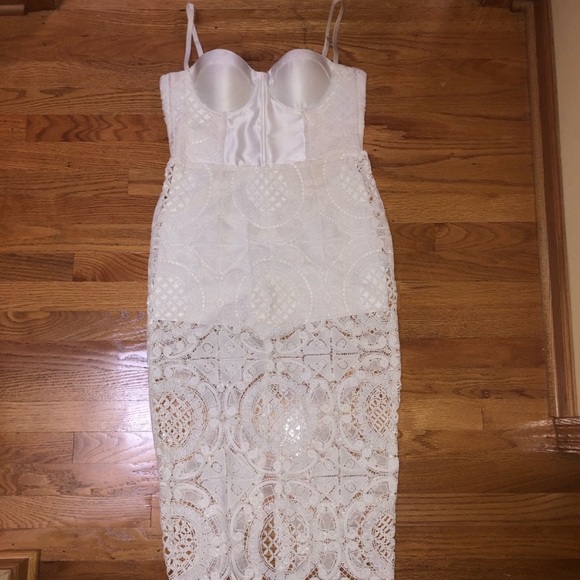 Misha corset white dress/ reduced for a short time - Picture 4 of 5